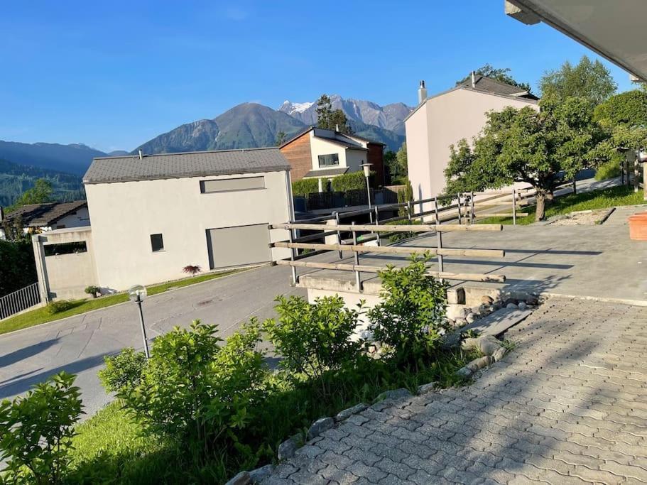 Wohnung Mit Fantastischer Aussicht Trin Zewnętrze zdjęcie